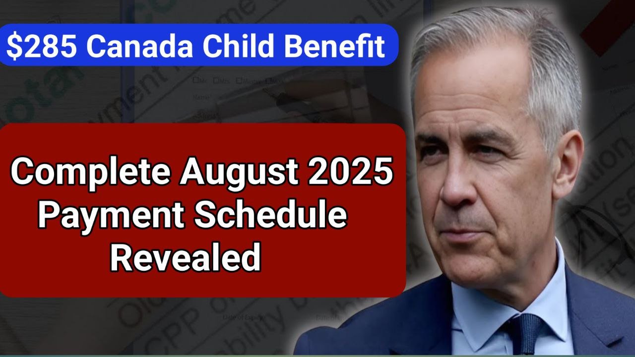 $285 Canada Child Benefit